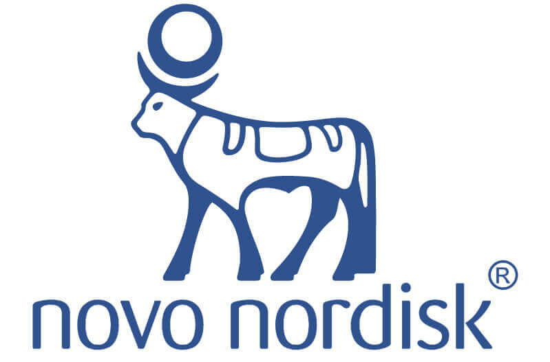 Logo of novo nordisk - a MarketingPlatform's customer.